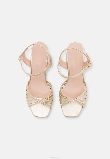 deri yüksek topuklu sandalet altın Anna Field F2021397 kadınlar