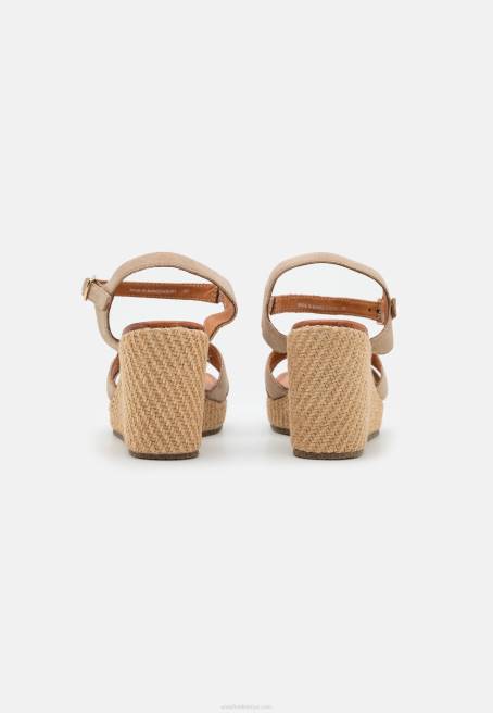 deri yüksek topuklu sandaletler gri Anna Field F2021466 kadınlar