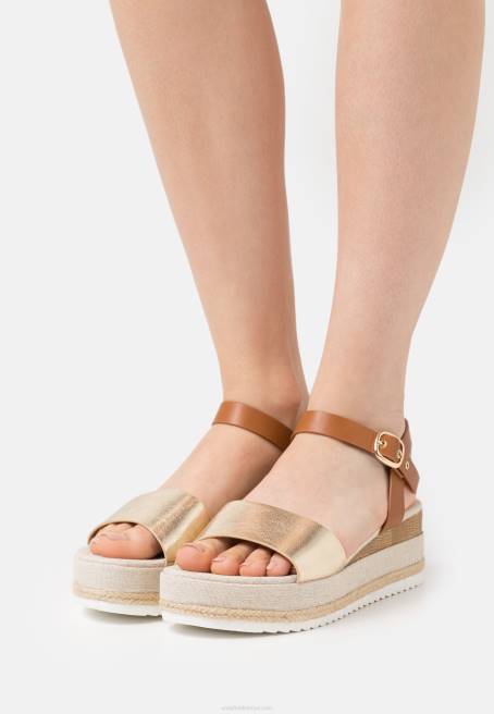 konforlu espadriller altın Anna Field F2021456 kadınlar