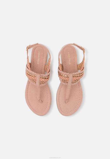 t-bar sandalet pembe altın rengi Anna Field F2021520 kadınlar