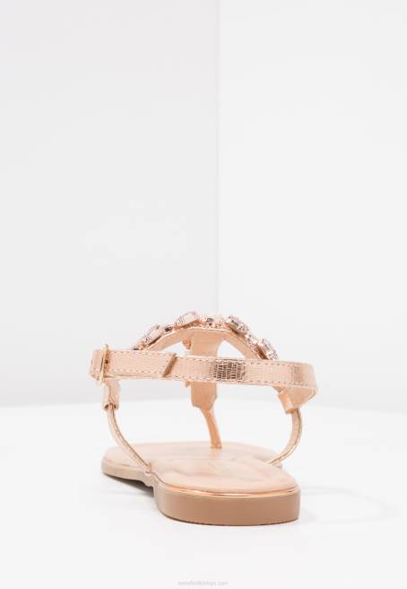 t-bar sandaletler pembe altın Anna Field F2021497 kadınlar