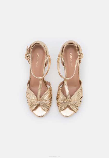 yüksek topuklu sandalet altın Anna Field F2021243 kadınlar