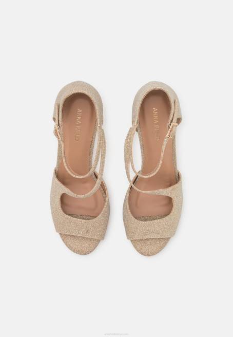 yüksek topuklu sandalet altın Anna Field F2021271 kadınlar