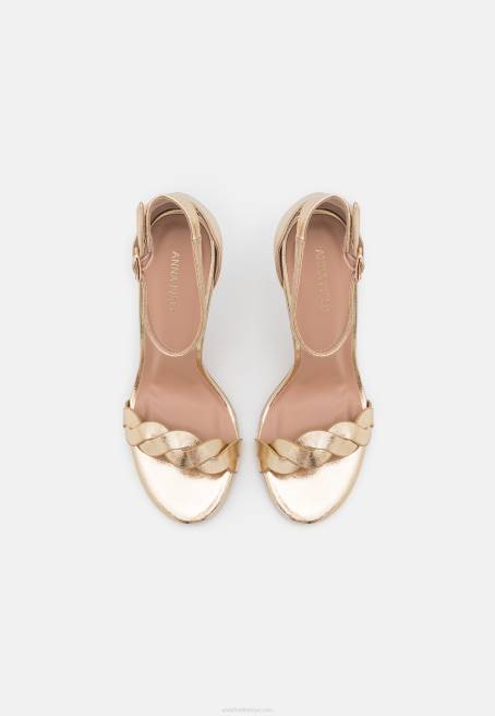yüksek topuklu sandalet altın Anna Field F2021291 kadınlar