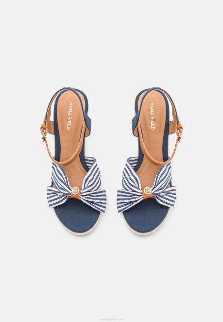 yüksek topuklu sandalet koyu mavi Anna Field F2021491 kadınlar