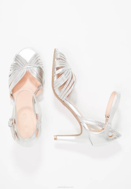 yüksek topuklu sandaletler gümüş Anna Field F2021241 kadınlar