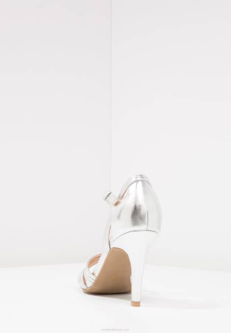 yüksek topuklu sandaletler gümüş Anna Field F2021241 kadınlar