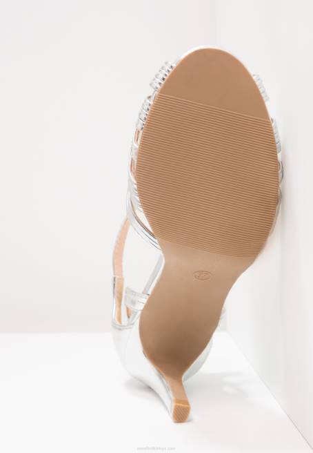 yüksek topuklu sandaletler gümüş Anna Field F2021241 kadınlar