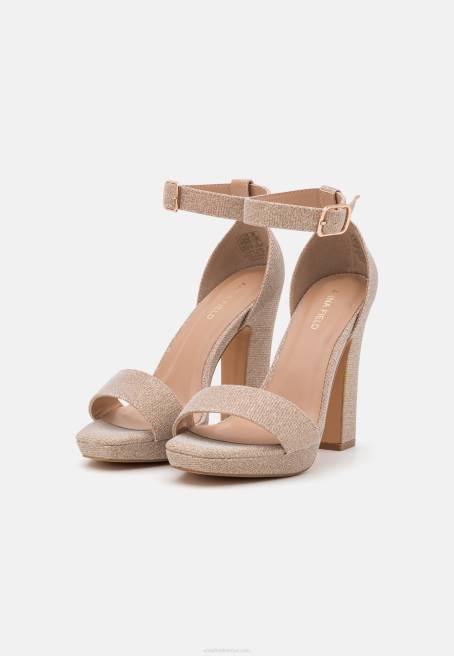 yüksek topuklu sandaletler pembe altın Anna Field F2021566 kadınlar