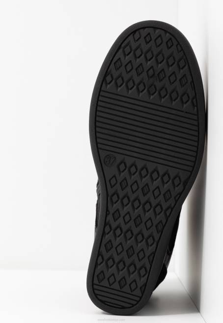 bootie yüksek bilekli spor ayakkabı siyah Anna Field F2021232 kadınlar