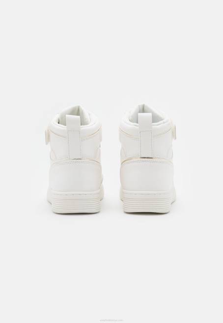 yüksek bilekli spor ayakkabı beyaz/altın rengi Anna Field F2021234 kadınlar