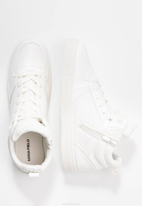 yüksek top spor ayakkabı beyaz Anna Field F2021233 kadınlar