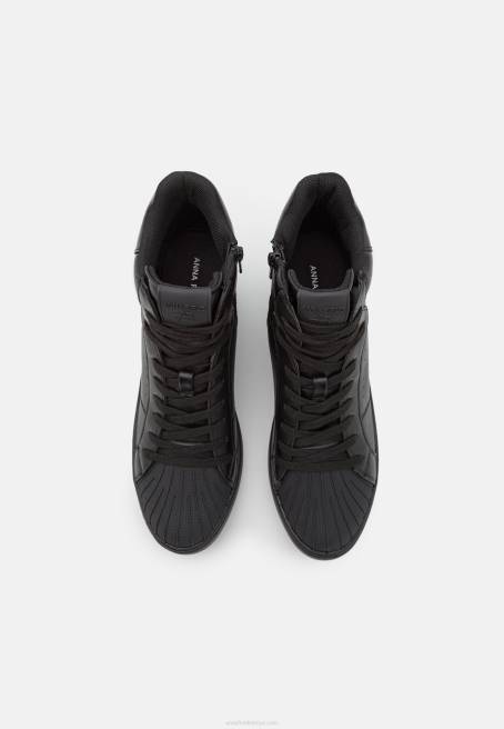 yüksek top spor ayakkabı siyah Anna Field F2021227 kadınlar