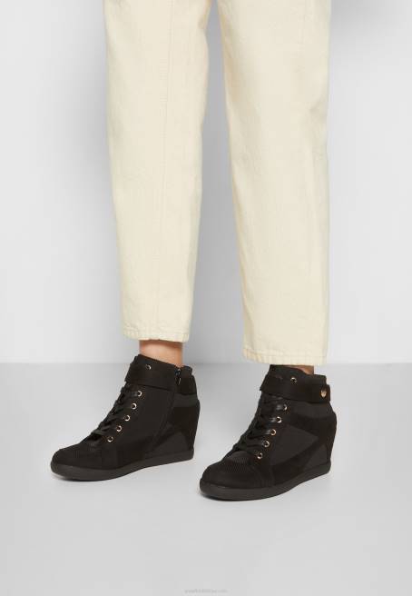 yüksek top spor ayakkabı siyah Anna Field F2021228 kadınlar