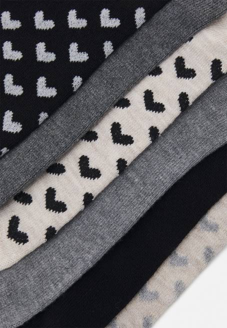 8\'li Çorap Siyah/Gri Anna Field F2021138 kadınlar