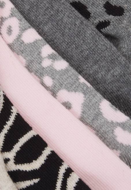 8\'li Çorap Siyah/Gri Anna Field F2021152 kadınlar