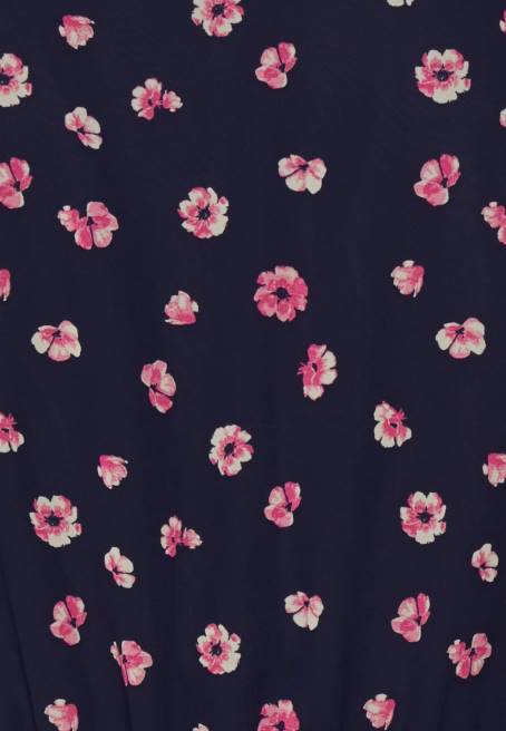 V yakalı kollu elbise günlük elbise koyu mavi/pembe Anna Field F20223 kadınlar