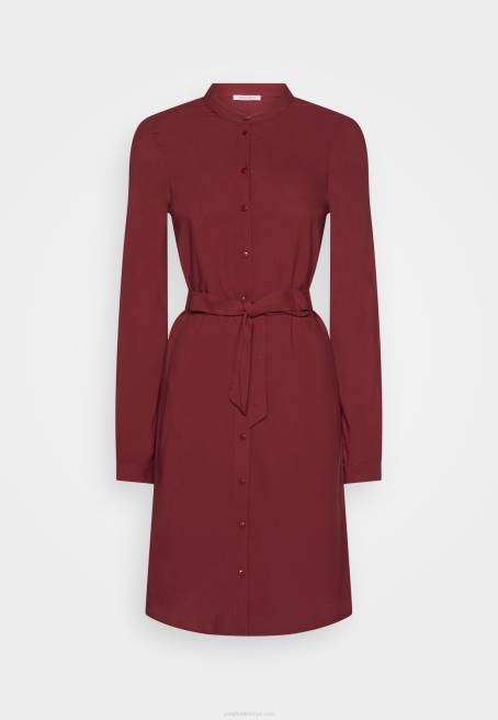 gömlek elbise koyu kırmızı Anna Field F20284 kadınlar