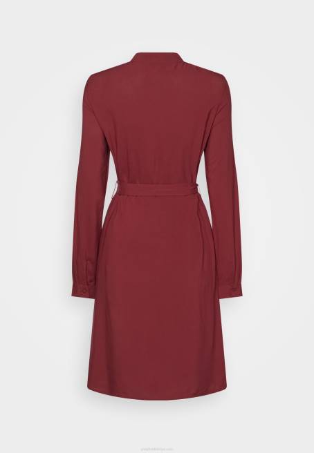 gömlek elbise koyu kırmızı Anna Field F20284 kadınlar