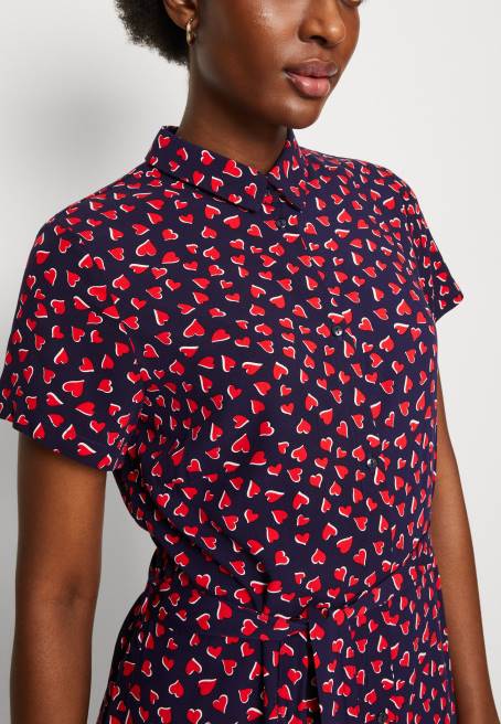 gömlek elbise koyu mavi/kırmızı Anna Field F20291 kadınlar