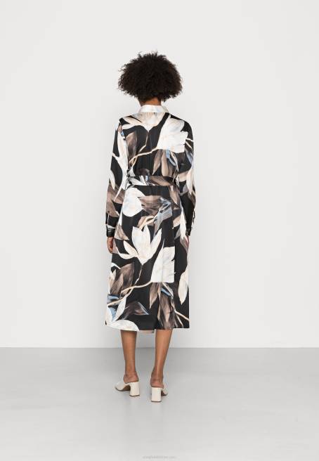 gömlek elbise siyah/çok renkli Anna Field F20293 kadınlar