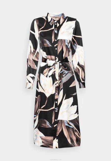 gömlek elbise siyah/çok renkli Anna Field F20293 kadınlar