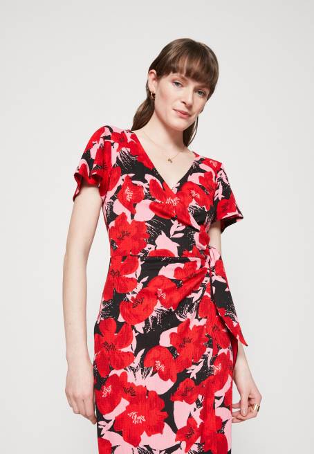 günlük elbise kırmızı/pembe Anna Field F20219 kadınlar