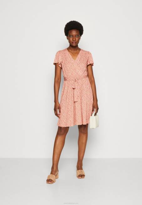 günlük elbise kahverengi/beyaz Anna Field F2023 kadınlar