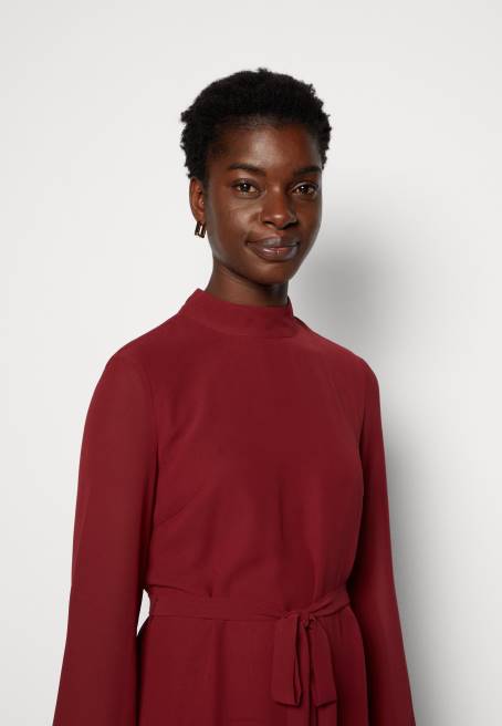 günlük elbise koyu kırmızı Anna Field F2021 kadınlar