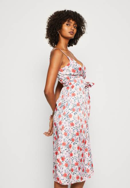 günlük elbise pembe/kırmızı Anna Field F20214 kadınlar