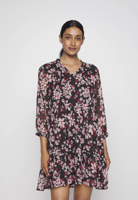 günlük elbise pembe/siyah/çok renkli Anna Field F20231 kadınlar