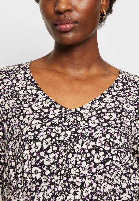 günlük elbise siyah/beyaz Anna Field F20225 kadınlar