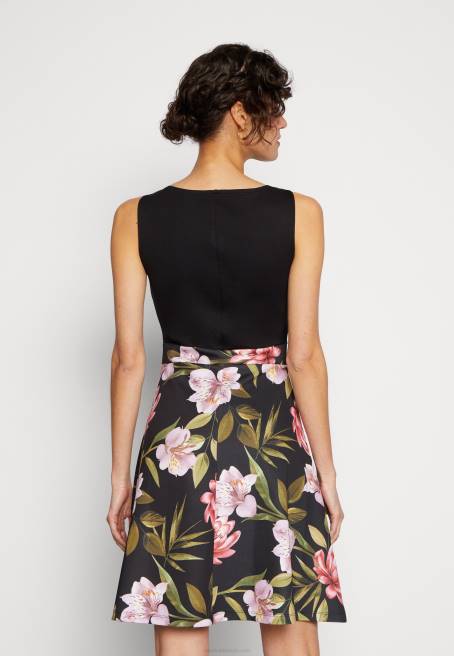 günlük elbise siyah/siyah/pembe Anna Field F20215 kadınlar
