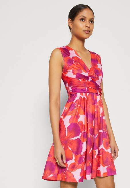 jarse elbise kırmızı/pembe Anna Field F202117 kadınlar