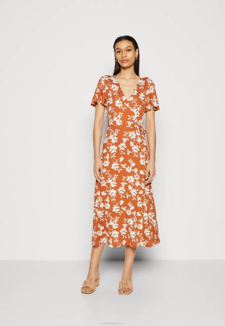 jarse elbise kahverengi/beyaz Anna Field F202185 kadınlar