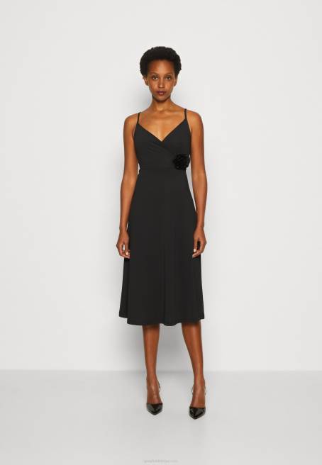 jarse elbise siyah Anna Field F20243 kadınlar