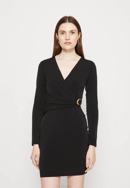 jarse elbise siyah Anna Field F20266 kadınlar