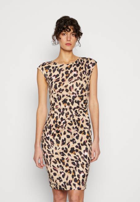 jarse elbise siyah/bej/çok renkli Anna Field F202161 kadınlar