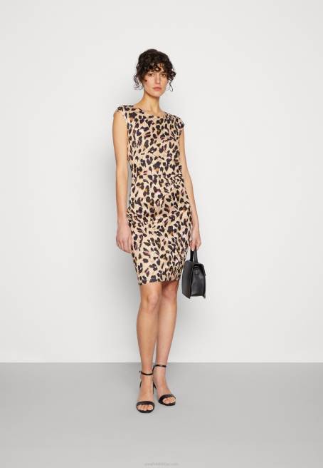 jarse elbise siyah/bej/çok renkli Anna Field F202161 kadınlar