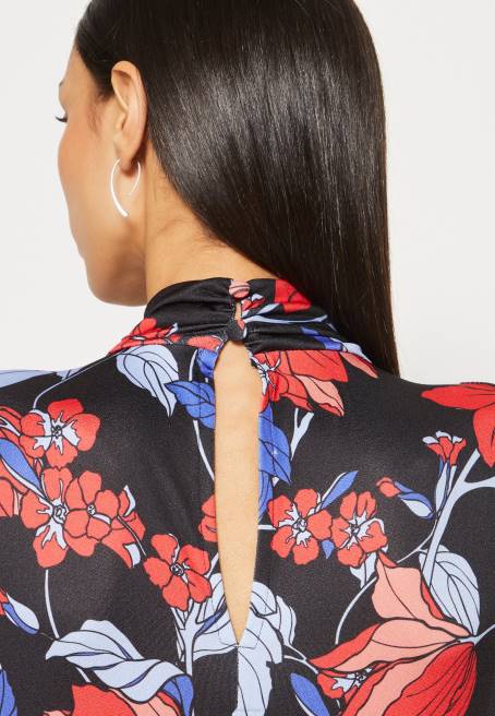 jarse elbise siyah/kırmızı/mavi Anna Field F202184 kadınlar