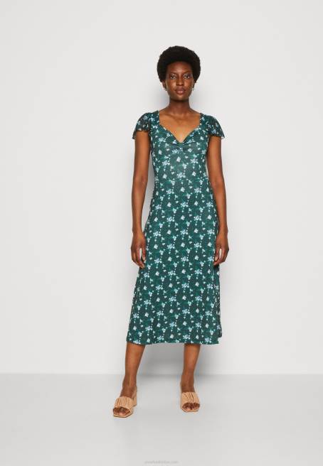 jarse elbise yeşil/çok renkli Anna Field F202110 kadınlar