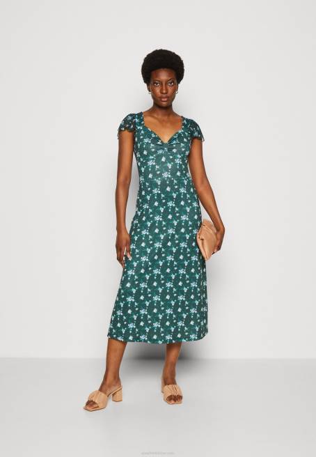 jarse elbise yeşil/çok renkli Anna Field F202110 kadınlar