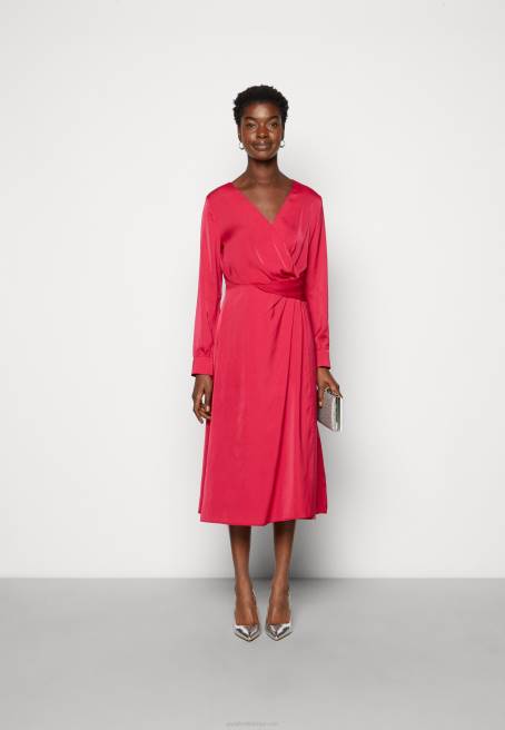 kokteyl elbisesi parti elbisesi kırmızı Anna Field F20232 kadınlar