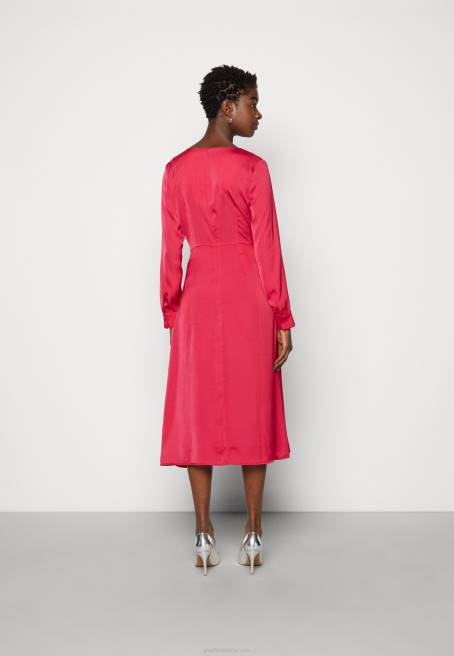 kokteyl elbisesi parti elbisesi kırmızı Anna Field F20232 kadınlar