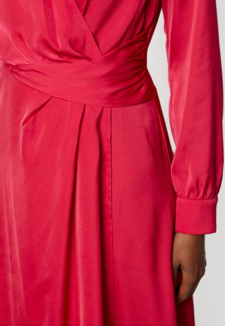 kokteyl elbisesi parti elbisesi kırmızı Anna Field F20232 kadınlar