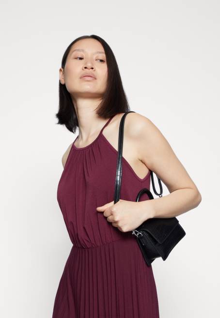 kokteyl elbisesi parti elbisesi koyu kırmızı Anna Field F20265 kadınlar