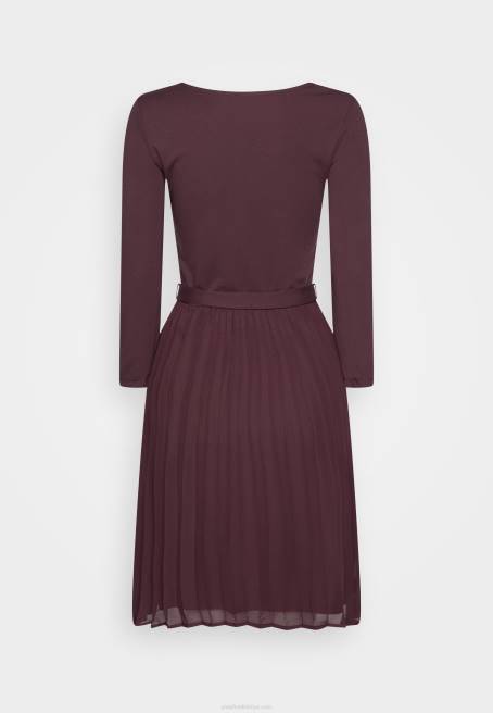 kokteyl elbisesi parti elbisesi mor Anna Field F20253 kadınlar