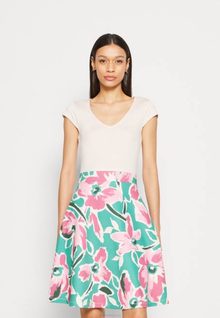 kot elbise beyaz/yeşil/pembe Anna Field F20268 kadınlar