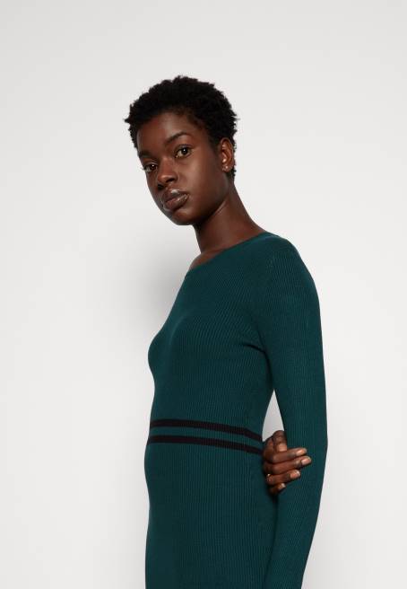 süveter elbise koyu yeşil/siyah Anna Field F202201 kadınlar