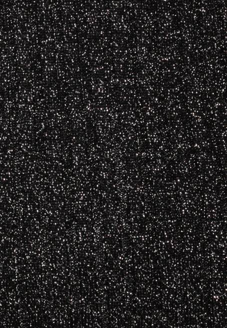 simli v-ausschnitt midi strickkleid shift elbise siyah Anna Field F202197 kadınlar